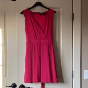 Angel Eye London Bold Pink Sleeveless Mini Dress           New W/O tags